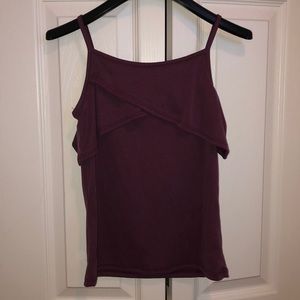 Burgundy tank top